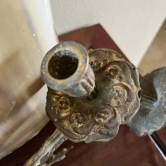 Three candelabra metal arms - Picture 9 of 11